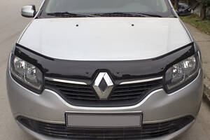 Дефлектор капота (EuroCap) для Renault Logan MCV 2013-2022 гг