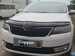 Дефлектор капота (EuroCap) для Skoda Rapid 2012-2019 рр