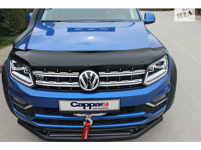 Дефлектор капота (EuroCap) для Volkswagen Amarok 2010-2022 гг