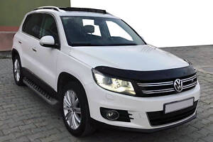 Дефлектор капота (EuroCap) для Volkswagen Tiguan 2007-2016 гг