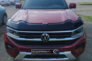 Дефлектор капота (EuroCap Dragon) для Volkswagen Amarok 2022-2024