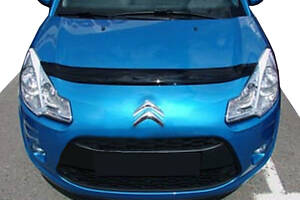 Дефлектор капота (VIP) для Citroen C-3 2010-2017 гг