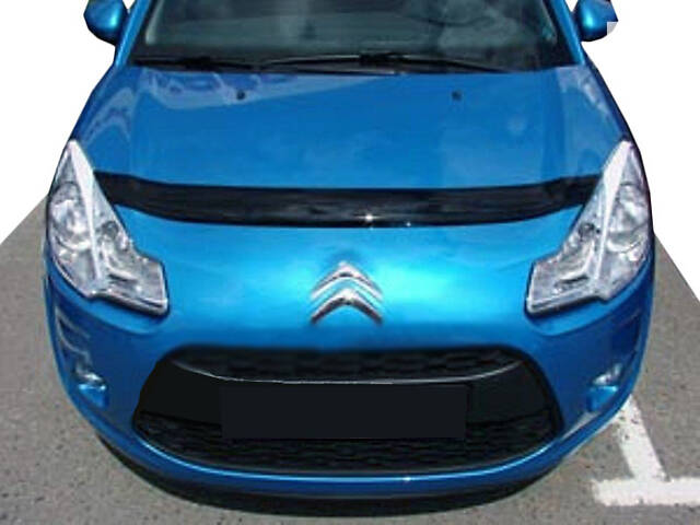 Дефлектор капота (VIP) для Citroen C-3 2010-2017 рр.