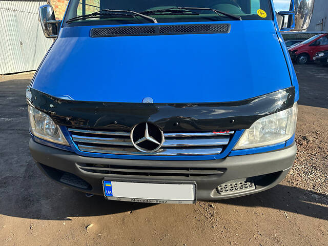 Дефлектор капота 2000-2006 (EuroCap) для Mercedes Sprinter W901/902/903/904/905 - Фото 3