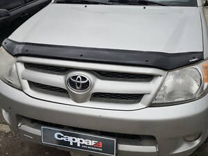 Дефлектор капота 2006-2011 (EuroCap) для Toyota Hilux