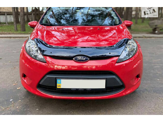 Дефлектор капота 2008-2013 (EuroCap) для Ford Fiesta - Фото 1