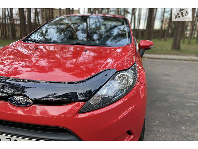 Дефлектор капота 2008-2013 (EuroCap) для Ford Fiesta - Фото 2