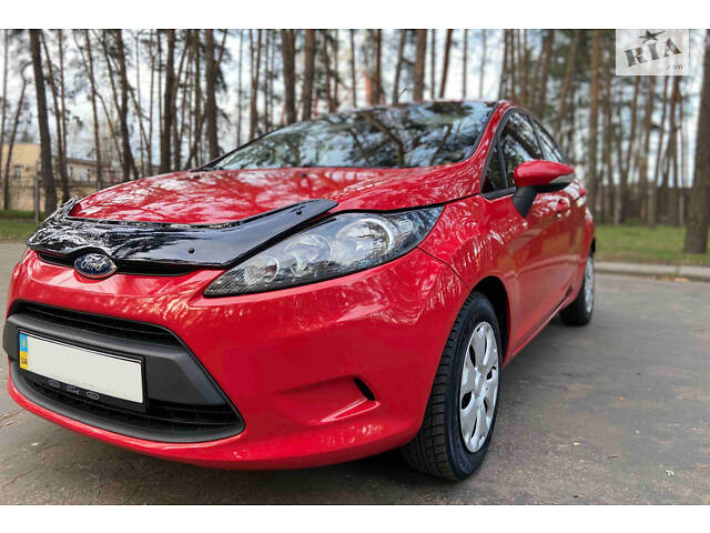 Дефлектор капота 2008-2013 (EuroCap) для Ford Fiesta - Фото 4