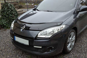 Дефлектор капота 2009-2013 (EuroCap) для Renault Megane III рр