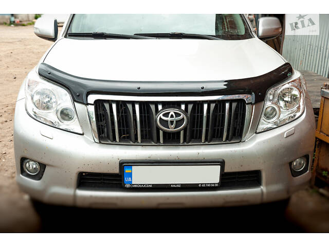 Дефлектор капота 2009-2013 (EuroCap) для Toyota Land Cruiser Prado 150