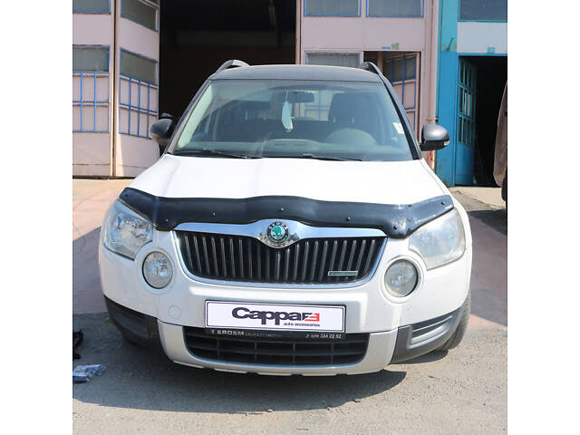 Дефлектор капота 2009-2013 (EuroCap) для Skoda Yeti - Фото 3