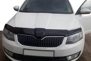 Дефлектор капота 2013-2017 (EuroCap) для Skoda Octavia III A7