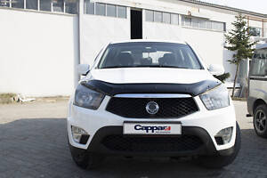 Дефлектор капота 2013-2024 (EuroCap) для SsangYong Korando