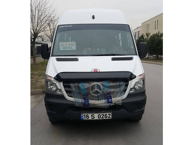 Дефлектор капота 2013-2025 (V2, EuroCap) для Mercedes Sprinter W906 - Фото 3
