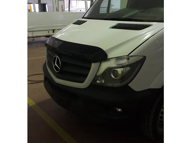 Дефлектор капота 2013-2025 (V2, EuroCap) для Mercedes Sprinter W906 - Фото 8