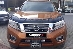 Дефлектор капота BAT-Style (EuroCap) для Nissan Navara/NP300 2016-2024