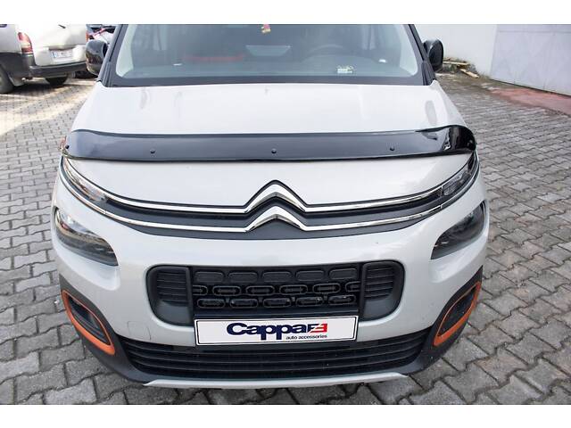Дефлектор капота (EuroCap) для Citroen Berlingo/Multispace 2019- гг - Фото 5