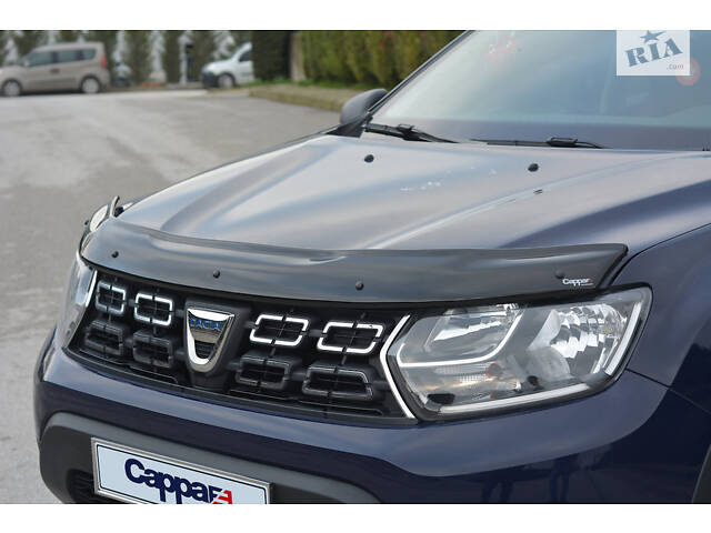 Дефлектор капота (EuroCap) для Dacia Duster 2018-2024 гг - Фото 11