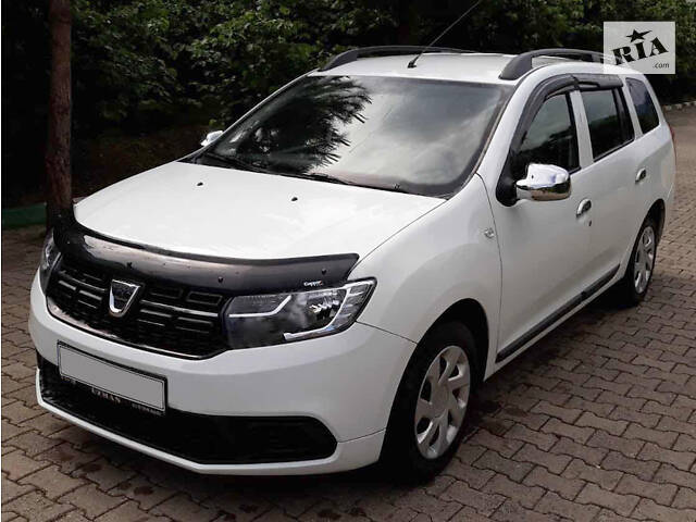 Дефлектор капота (EuroCap) для Dacia Logan MCV 2013-2020 гг - Фото 1