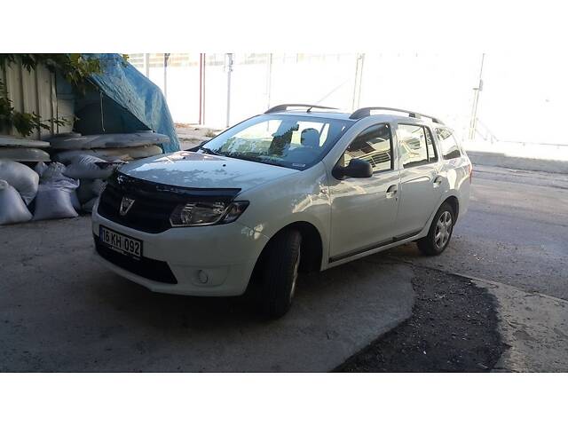 Дефлектор капота (EuroCap) для Dacia Logan MCV 2013-2020 гг - Фото 2