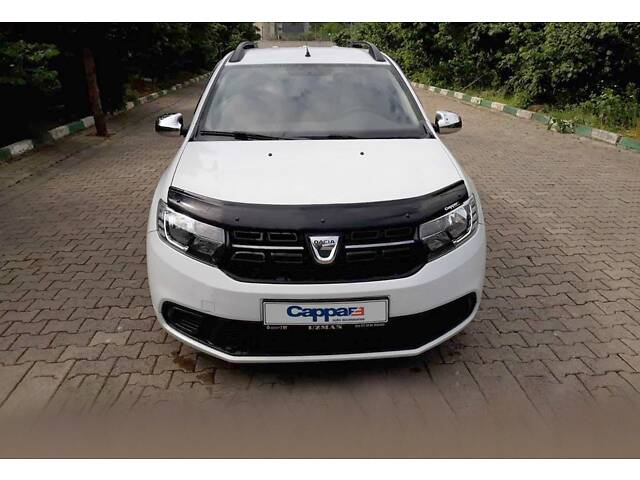 Дефлектор капота (EuroCap) для Dacia Logan MCV 2013-2020 гг - Фото 4