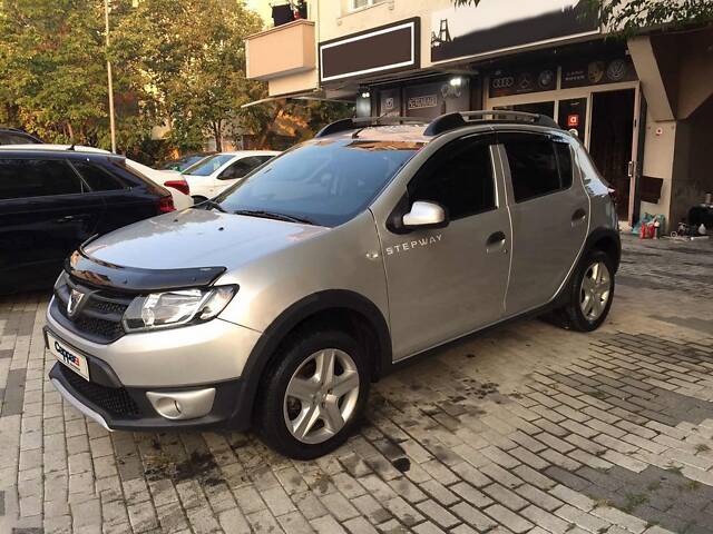 Дефлектор капота (EuroCap) для Dacia Logan MCV 2013-2020 гг - Фото 12