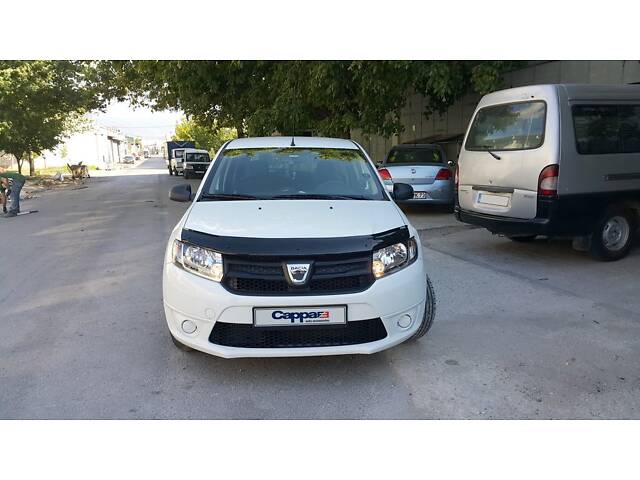Дефлектор капота (EuroCap) для Dacia Logan MCV 2013-2020 гг - Фото 14