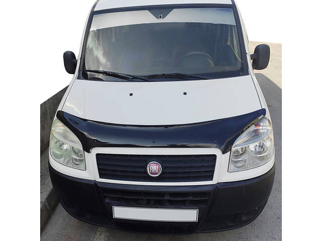 Дефлектор капота (EuroCap) для Fiat Doblo I 2005-2010 гг - Фото 1