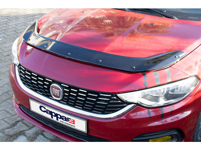 Дефлектор капота EuroCap для Fiat Tipo 2016- гг - Фото 10