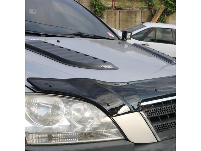Дефлектор капота (EuroCap) для Kia Sorento I BL 2002-2009 гг - Фото 4