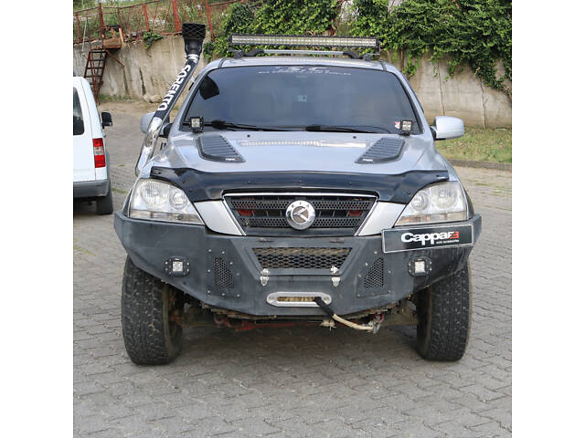 Дефлектор капота (EuroCap) для Kia Sorento I BL 2002-2009 гг - Фото 5