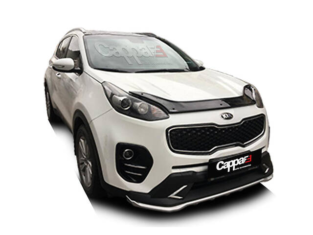 Дефлектор капота (EuroCap) для Kia Sportage 2015-2021 гг - Фото 6