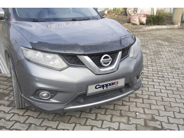 Дефлектор капота (EuroCap) для Nissan X-trail T32/Rogue 2014-2021 гг - Фото 3