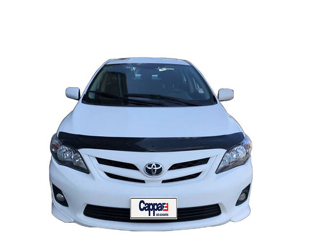 Дефлектор капота (EuroCap) для Toyota Corolla 2007-2013 гг - Фото 4