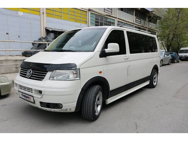 Дефлектор капота (EuroCap) для Volkswagen T5 Caravelle 2004-2010 гг - Фото 4