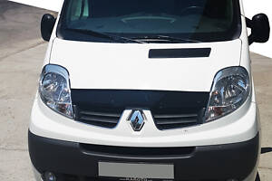 Дефлектор капота короткая (EuroCap) для Renault Trafic 2001-2015 гг