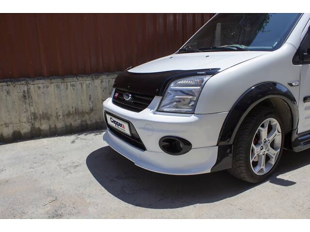 Дефлектор капота V1 (EuroCap) для Ford Connect 2002-2006 гг - Фото 6