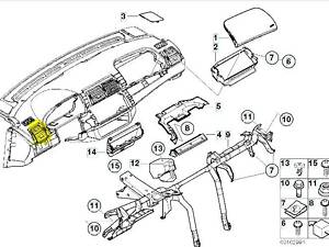 Дефлектор обдування салону BMW X5 E53 (2003-2006) рестайл 64228402215