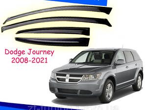 Дефлекторы окон Dodge Journey (JC) Додж Джорни 2008-2021 ветровики