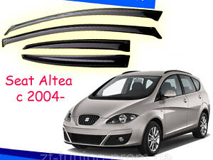 Дефлекторы окон Seat Altea 2004, Altea XL 2006, Altea Freetrack Сеат Алтеа с 2007- ветровики