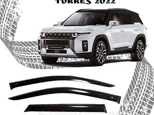 Дефлекторы окон SsangYong Torres СсангЙонг Торрес 2022- ветровики