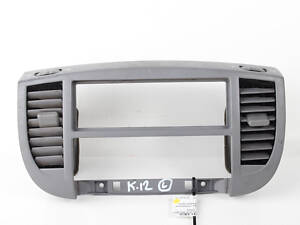 Дефлекторы центральных воздуховодов серые Nissan Micra (K12) 2002-2011