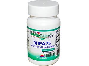 Дегідроепіандростерон Nutricology DHEA 25 мг 60 таб