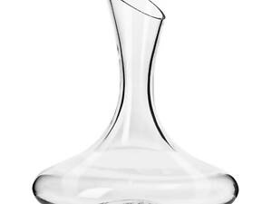 Декантер RESTEQ 1 л — елегантний графін для вина та напоїв із міцного скла, 1000 мл