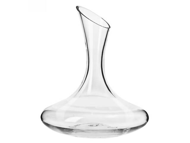 Декантер RESTEQ 1 л — елегантний графін для вина та напоїв із міцного скла, 1000 мл - Фото 1