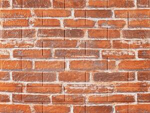 Декоративна 3D панель під рудий Катеринославський цегла, самоклейка 700х770х5мм (044) SW-00000037