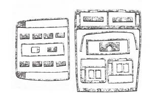 Декоративна накладка на панель Титан для Seat Alhambra 1996-2010 рр.