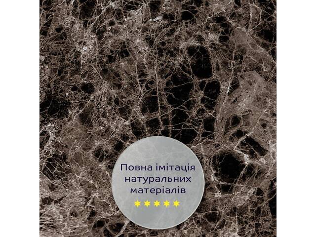 Декоративная ПВХ плита серый темно-серый мрамор 1,22х2,44мх3мм SW-00001407 - Фото 6