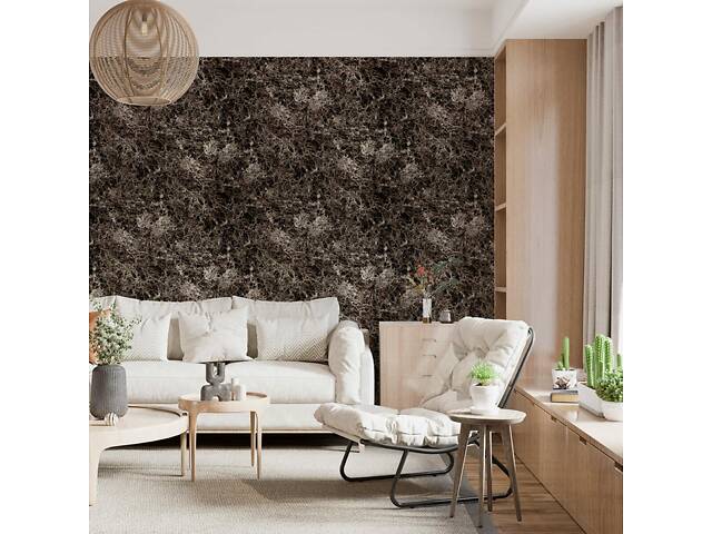 Декоративная ПВХ плита серый темно-серый мрамор 1,22х2,44мх3мм SW-00001407 - Фото 8