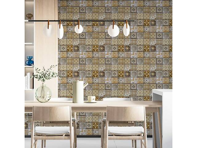 Декоративна ПВХ плитка на самоклейці квадрат 300х300х5мм, ціна за 1 шт. (СПП-604) SW-00000671 - Фото 5